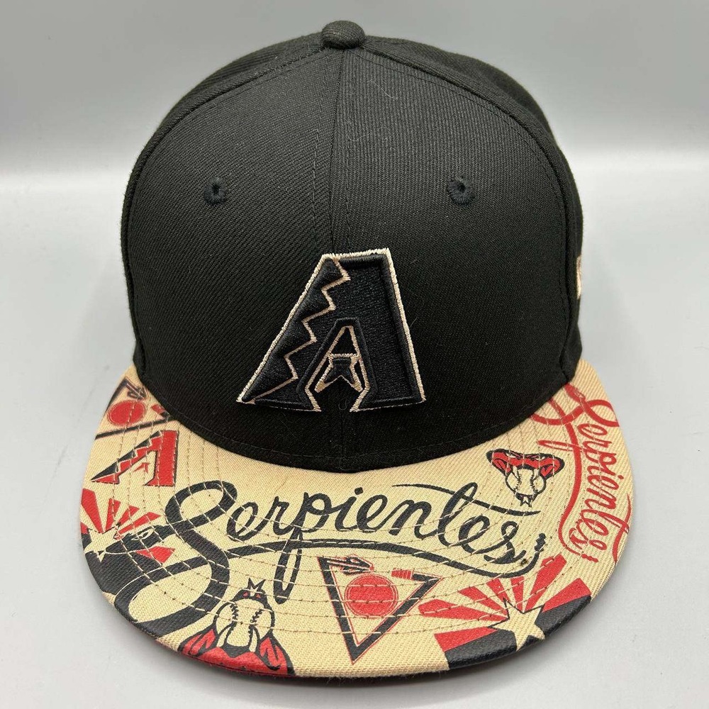 Arizona Diamondbacks MLB Hat Men 7 1/4 Black 59Fifty New Era Fitted Cap